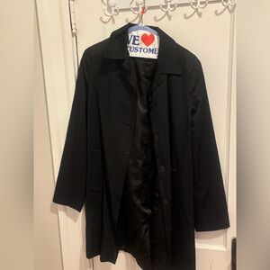Weatherproof Black Trench Coat